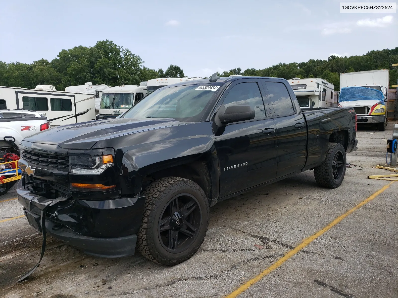 2017 Chevrolet Silverado K1500 Custom VIN: 1GCVKPEC5HZ322524 Lot: 65324424