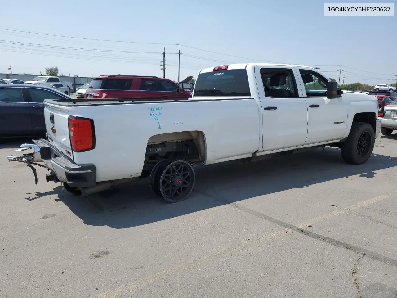 2017 Chevrolet Silverado K3500 VIN: 1GC4KYCY5HF230637 Lot: 65634694