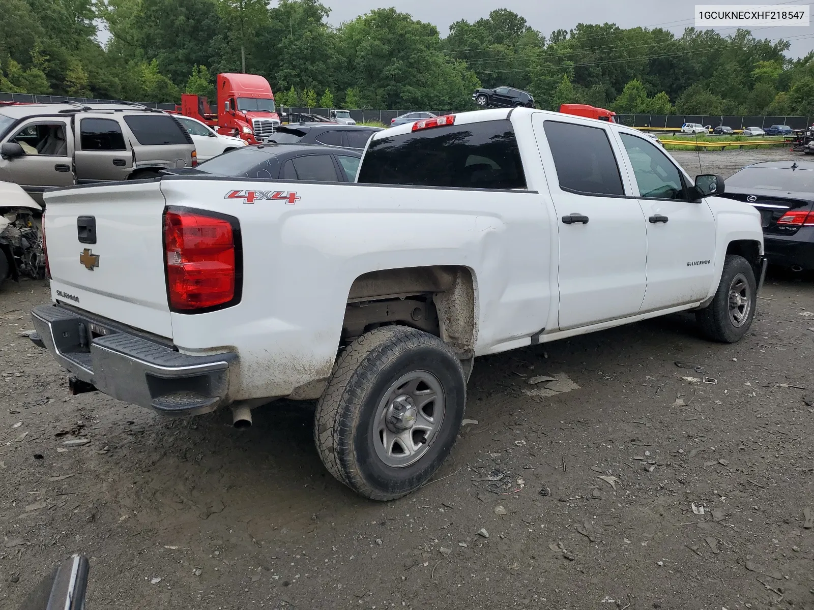 2017 Chevrolet Silverado K1500 VIN: 1GCUKNECXHF218547 Lot: 65680704