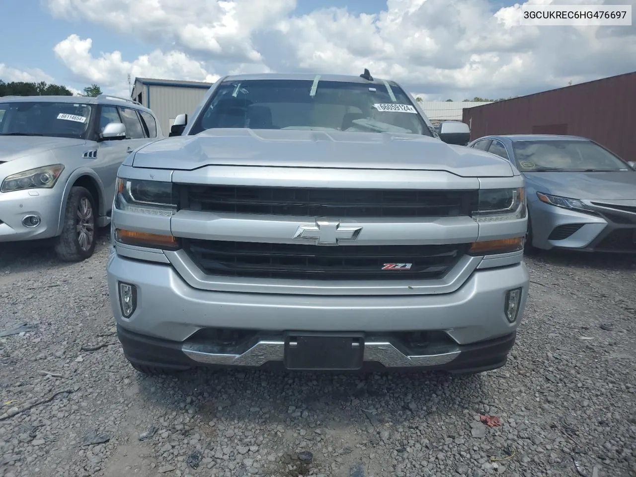 3GCUKREC6HG476697 2017 Chevrolet Silverado K1500 Lt