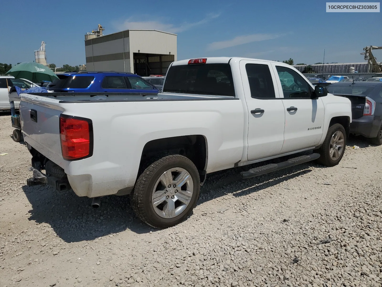 2017 Chevrolet Silverado C1500 Custom VIN: 1GCRCPEC8HZ303805 Lot: 66166194