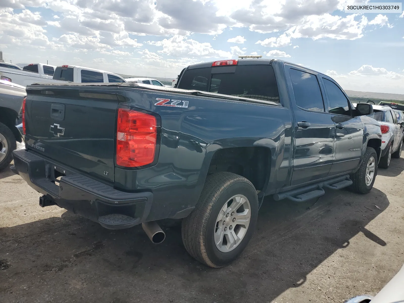 2017 Chevrolet Silverado K1500 Lt VIN: 3GCUKREC1HG303749 Lot: 66347804