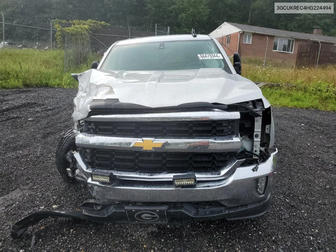 2017 Chevrolet Silverado K1500 Lt VIN: 3GCUKREC4HG224494 Lot: 66479344