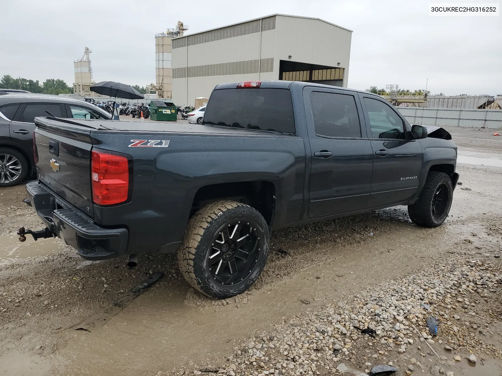 2017 Chevrolet Silverado K1500 Lt VIN: 3GCUKREC2HG316252 Lot: 66536184