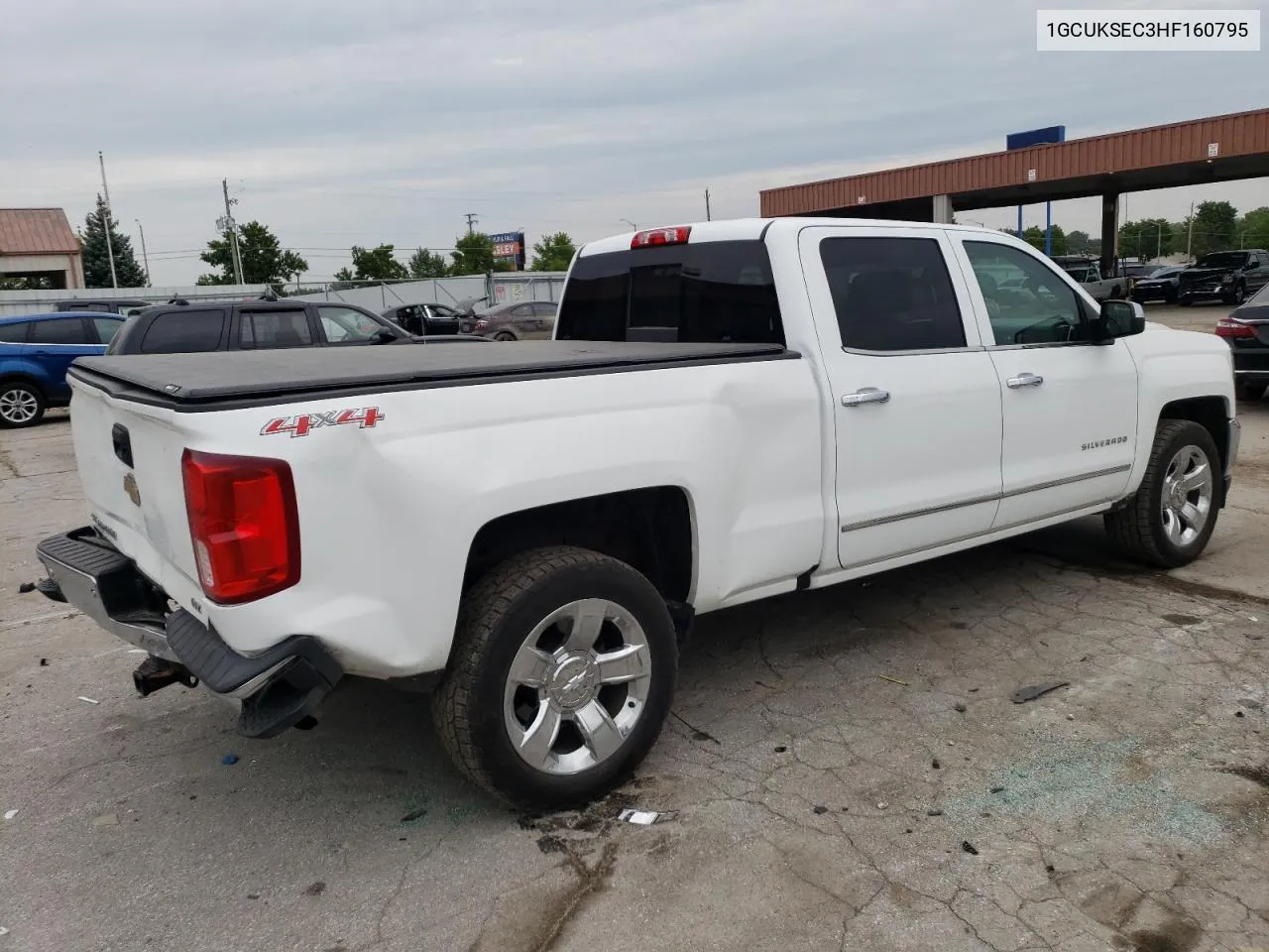 2017 Chevrolet Silverado K1500 Ltz VIN: 1GCUKSEC3HF160795 Lot: 66886384