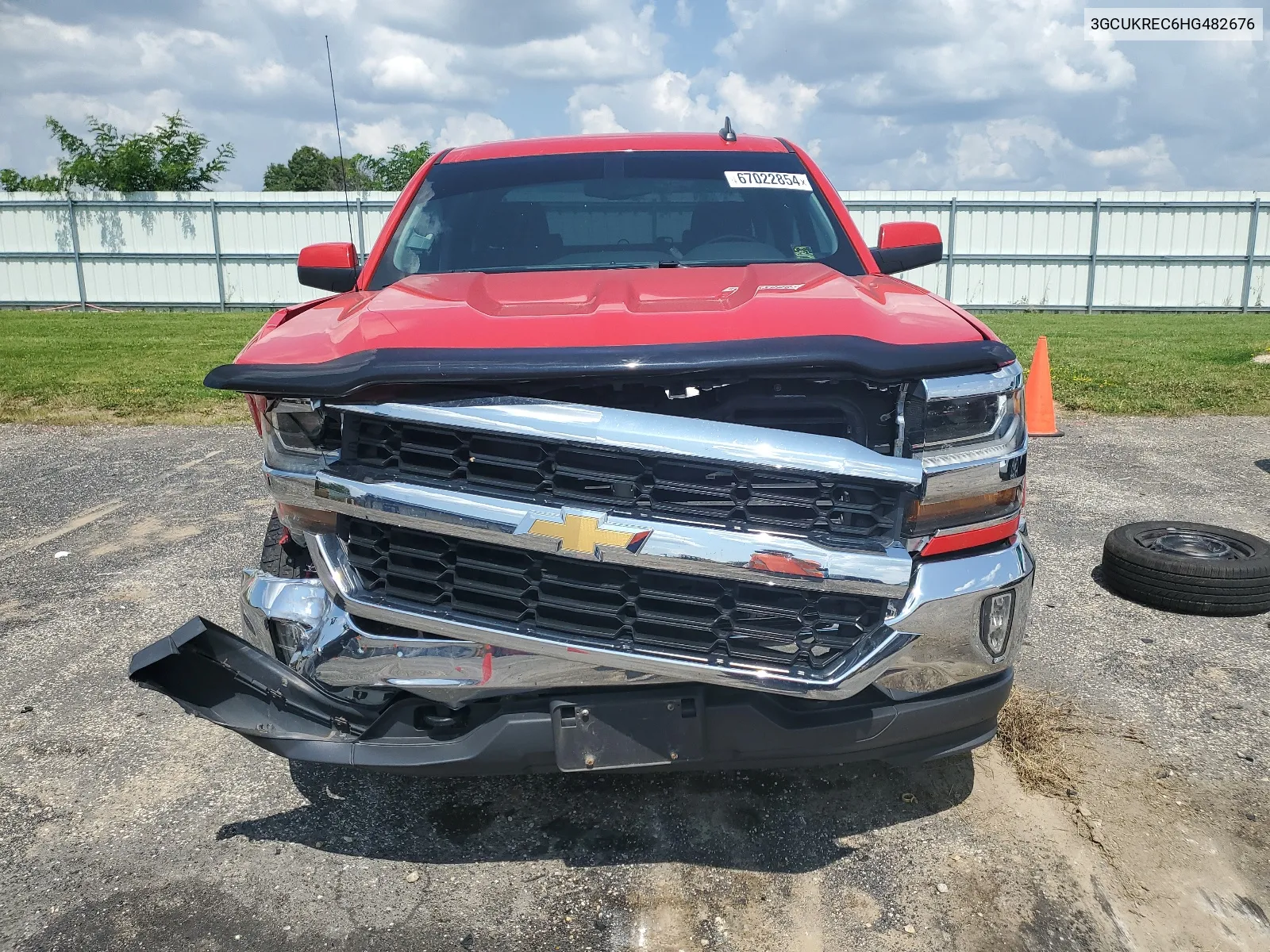 2017 Chevrolet Silverado K1500 Lt VIN: 3GCUKREC6HG482676 Lot: 67022854