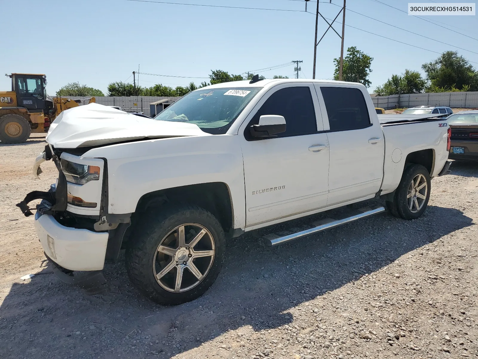 3GCUKRECXHG514531 2017 Chevrolet Silverado K1500 Lt