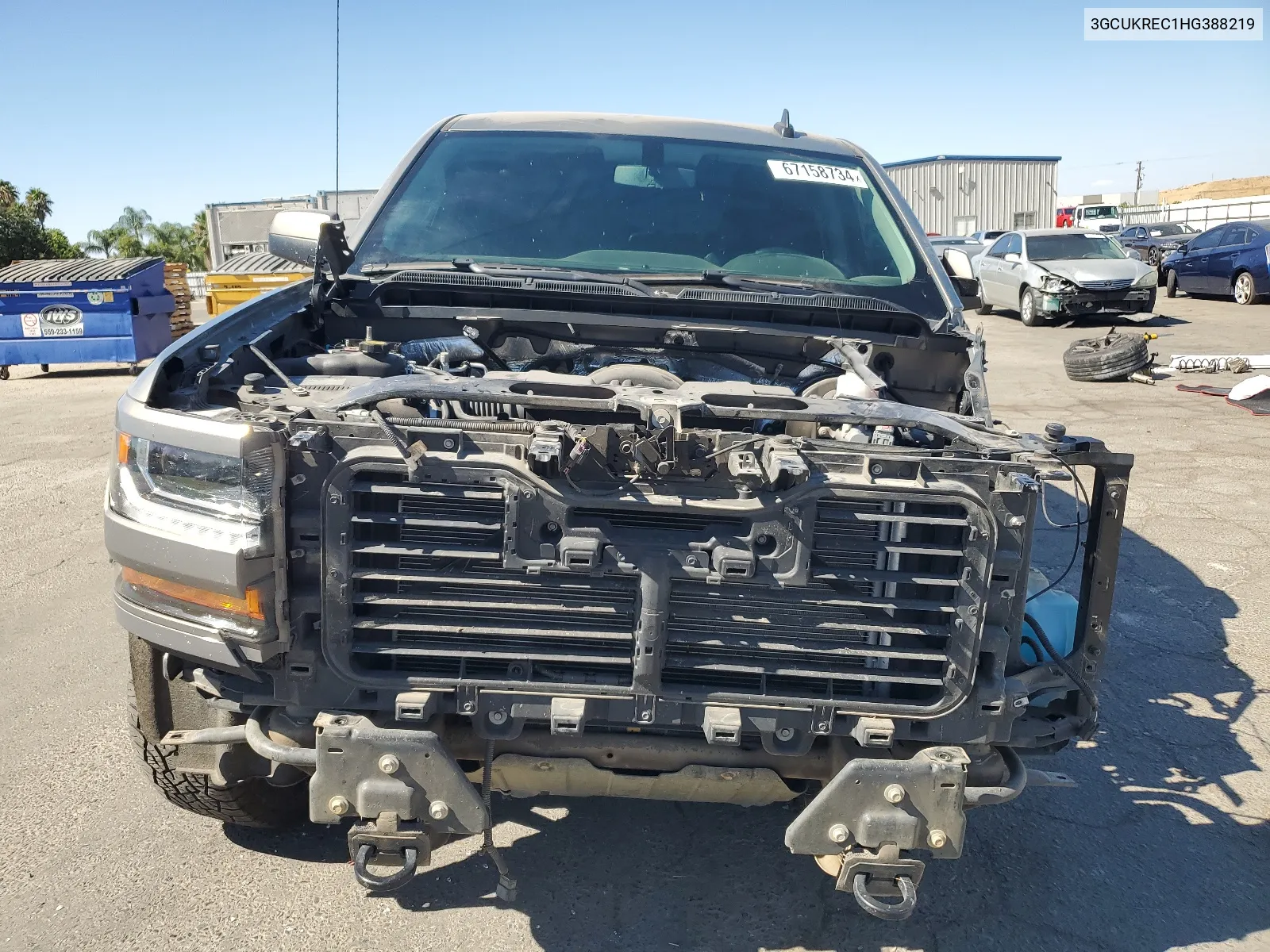 3GCUKREC1HG388219 2017 Chevrolet Silverado K1500 Lt