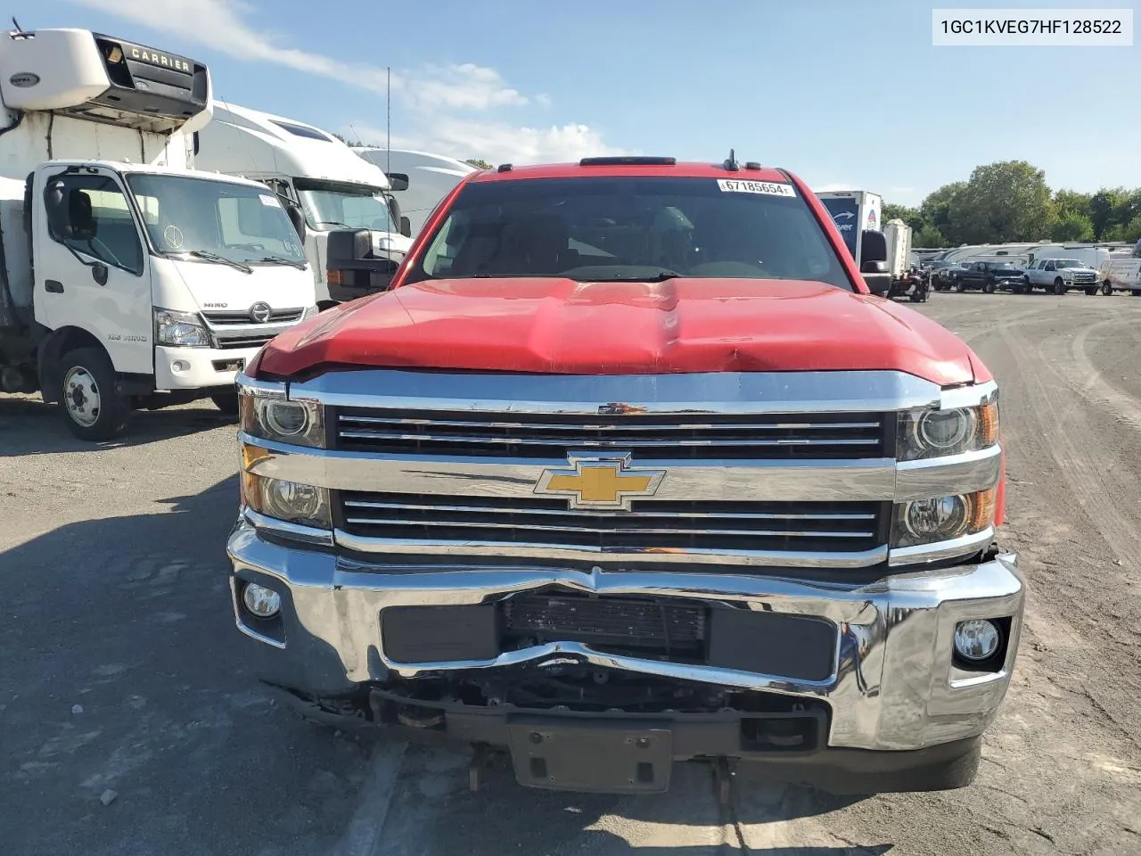 2017 Chevrolet Silverado K2500 Heavy Duty Lt VIN: 1GC1KVEG7HF128522 Lot: 67185654