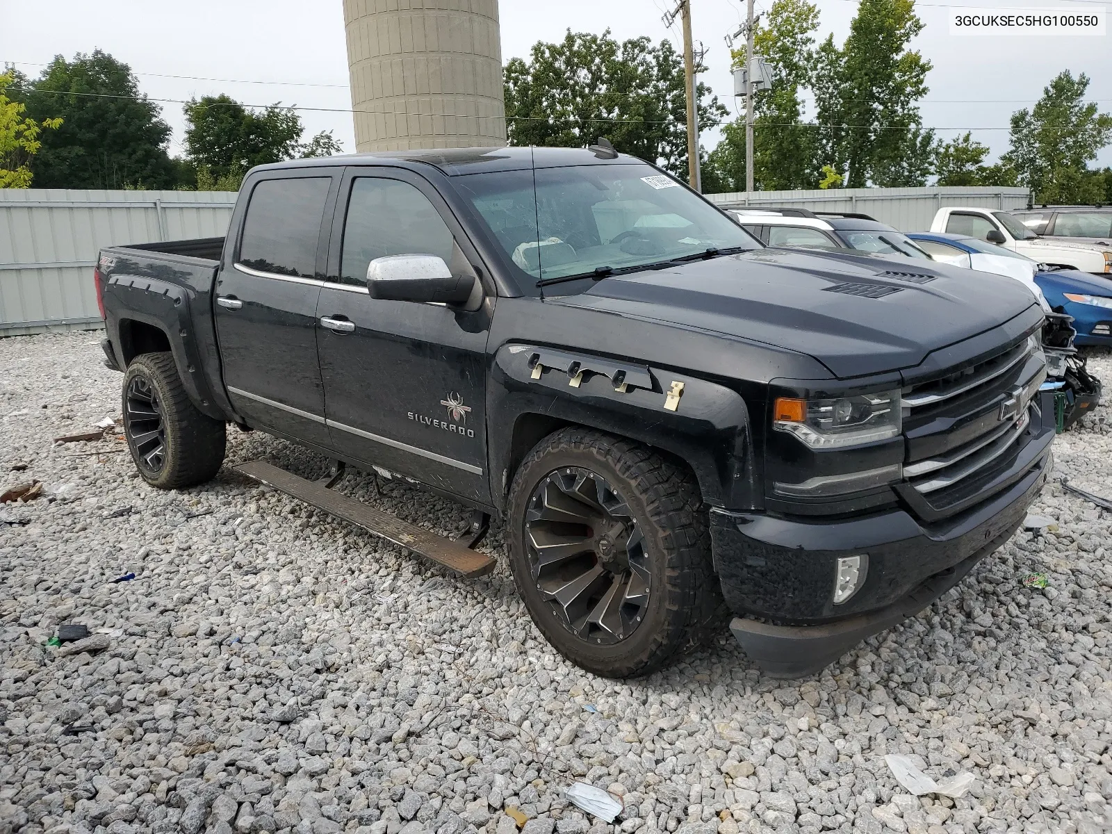 2017 Chevrolet Silverado K1500 Ltz VIN: 3GCUKSEC5HG100550 Lot: 67189984