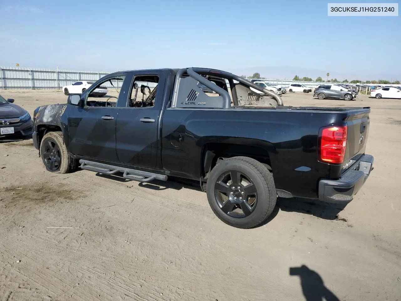 2017 Chevrolet Silverado K1500 Ltz VIN: 3GCUKSEJ1HG251240 Lot: 67313233