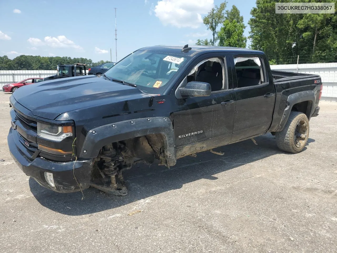 2017 Chevrolet Silverado K1500 Lt VIN: 3GCUKREC7HG338067 Lot: 67348614