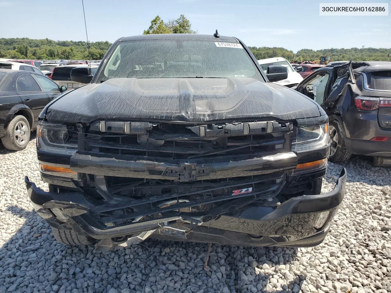 3GCUKREC6HG162886 2017 Chevrolet Silverado K1500 Lt