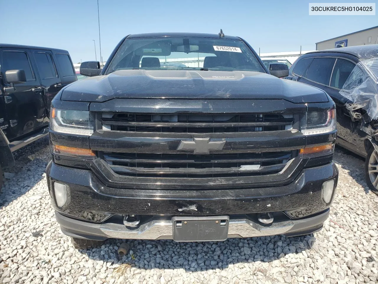 2017 Chevrolet Silverado K1500 Lt VIN: 3GCUKREC5HG104025 Lot: 67652014