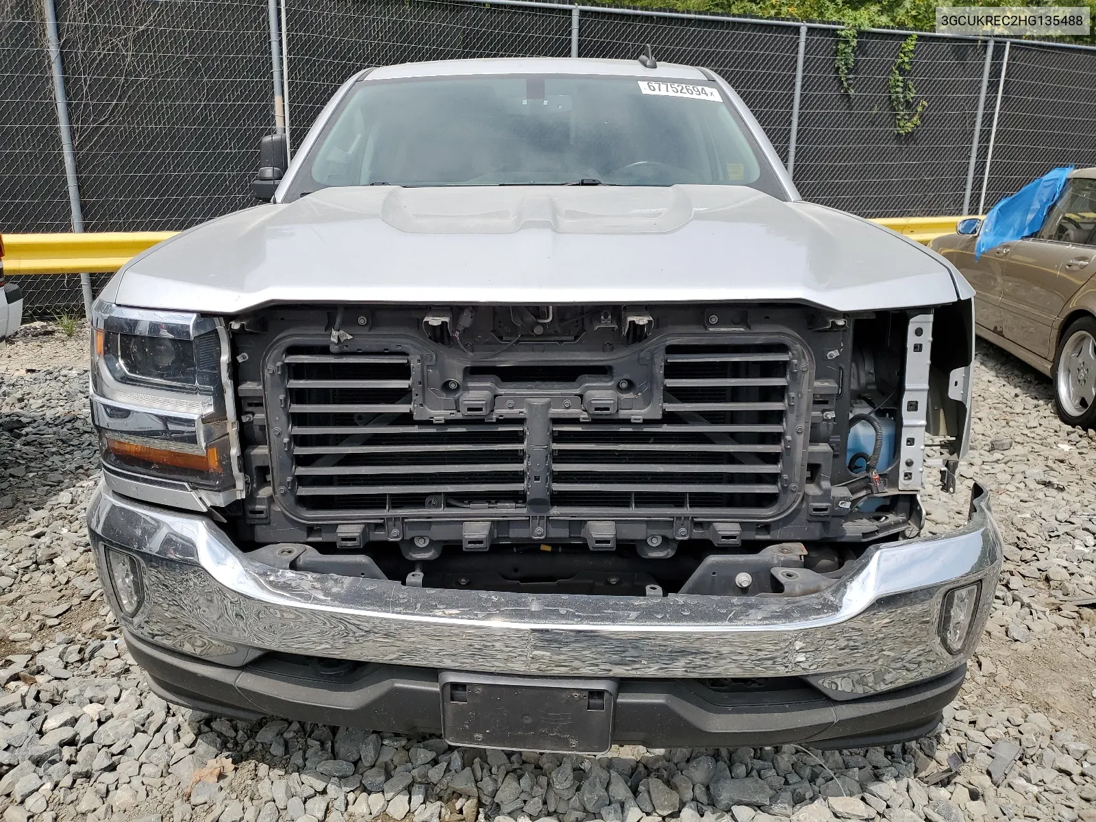 3GCUKREC2HG135488 2017 Chevrolet Silverado K1500 Lt