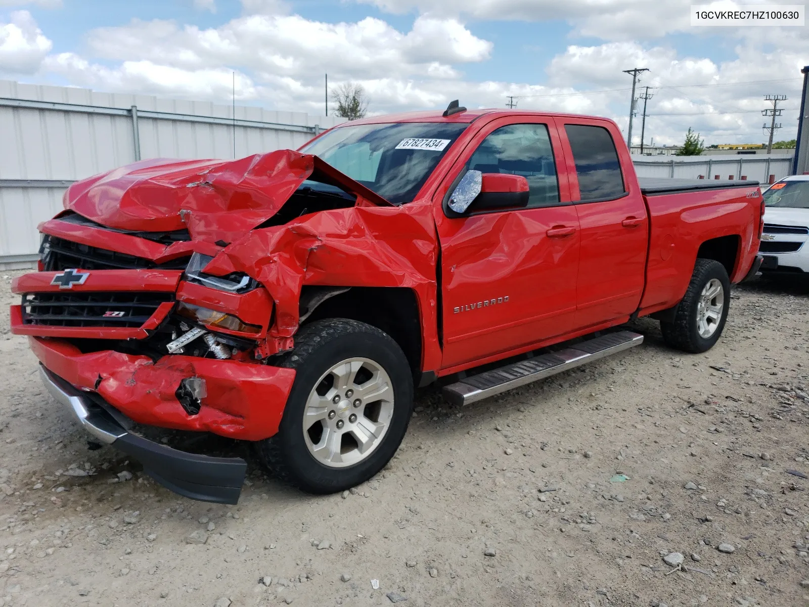 2017 Chevrolet Silverado K1500 Lt VIN: 1GCVKREC7HZ100630 Lot: 67827434