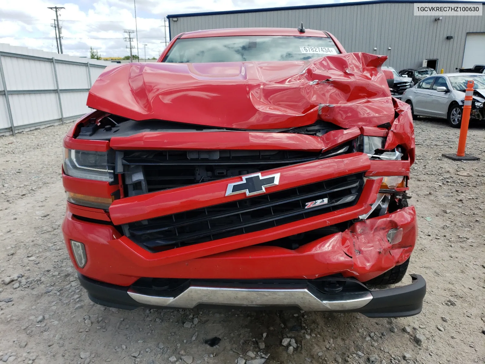 1GCVKREC7HZ100630 2017 Chevrolet Silverado K1500 Lt