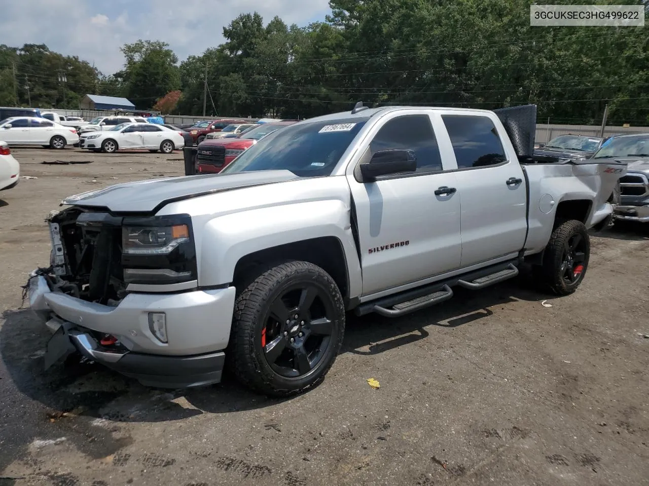 2017 Chevrolet Silverado K1500 Ltz VIN: 3GCUKSEC3HG499622 Lot: 67967664