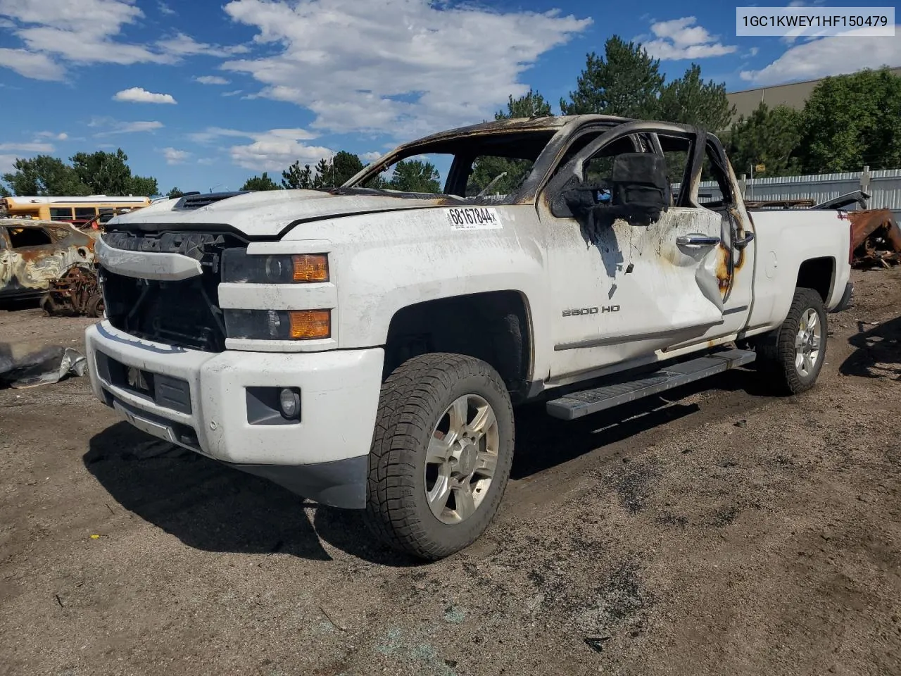 2017 Chevrolet Silverado K2500 Heavy Duty Ltz VIN: 1GC1KWEY1HF150479 Lot: 68167844