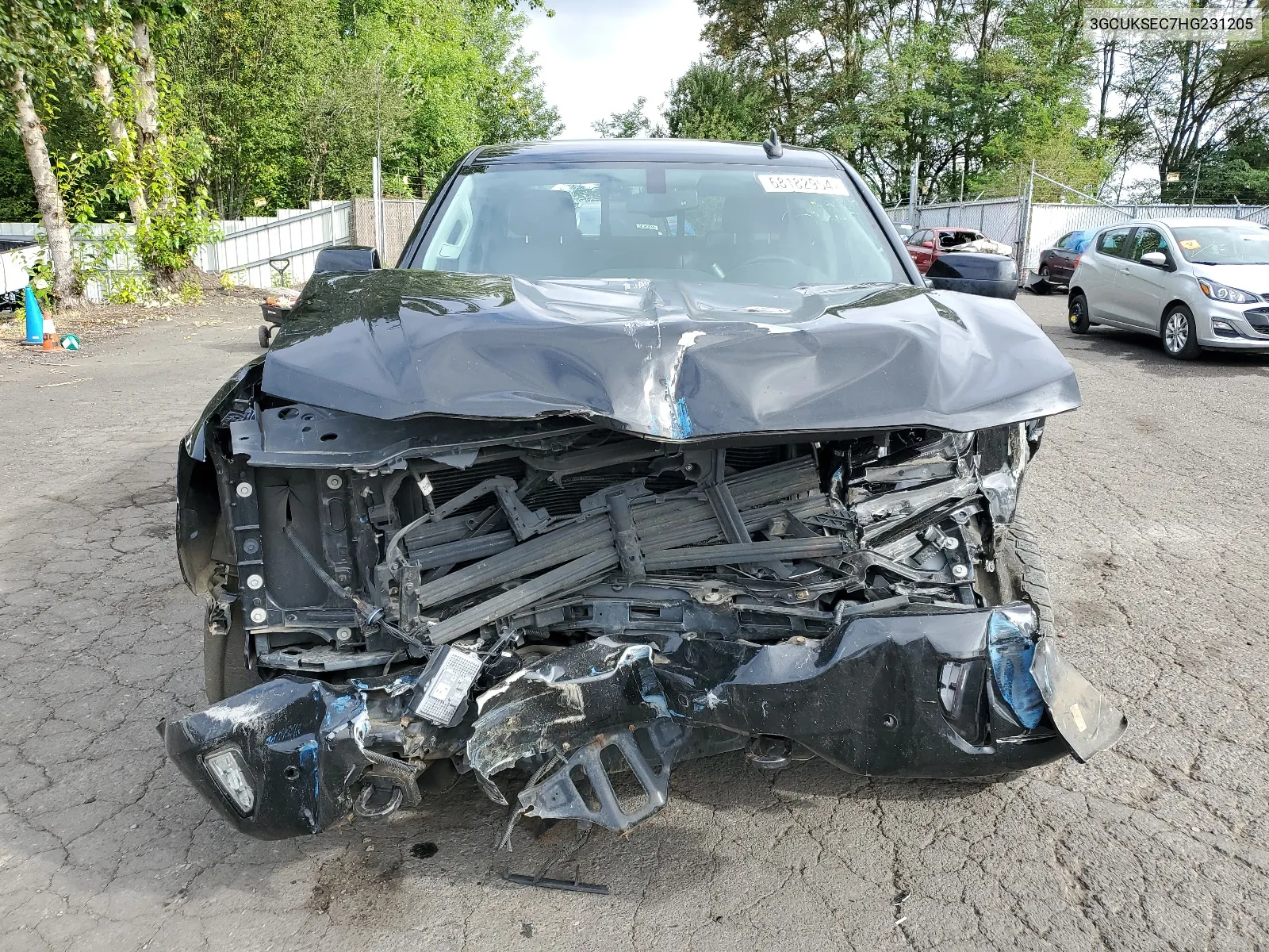 2017 Chevrolet Silverado K1500 Ltz VIN: 3GCUKSEC7HG231205 Lot: 68182954