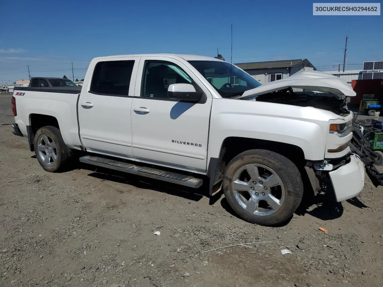 3GCUKREC5HG294652 2017 Chevrolet Silverado K1500 Lt