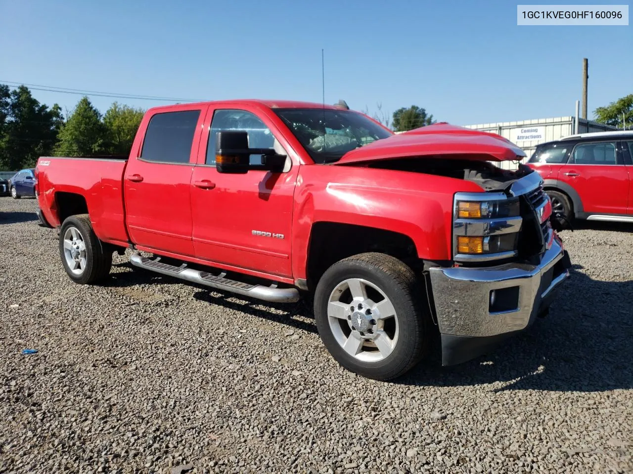 2017 Chevrolet Silverado K2500 Heavy Duty Lt VIN: 1GC1KVEG0HF160096 Lot: 68446634