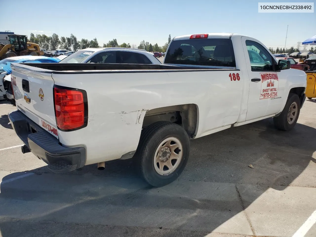 2017 Chevrolet Silverado C1500 VIN: 1GCNCNEC8HZ338492 Lot: 68471414