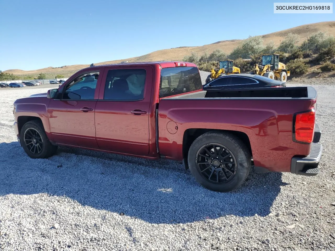 2017 Chevrolet Silverado K1500 Lt VIN: 3GCUKREC2HG169818 Lot: 68502914