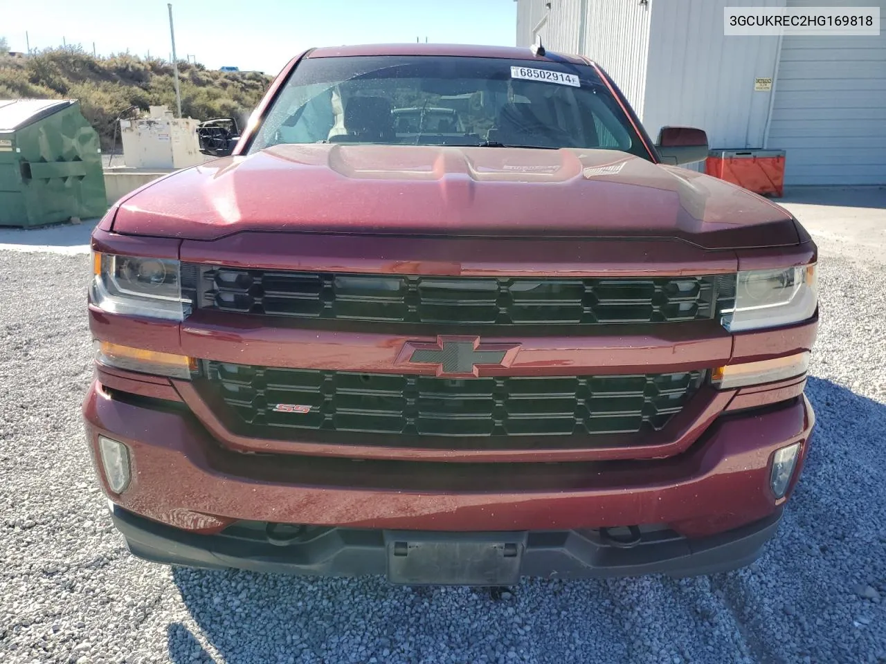 3GCUKREC2HG169818 2017 Chevrolet Silverado K1500 Lt