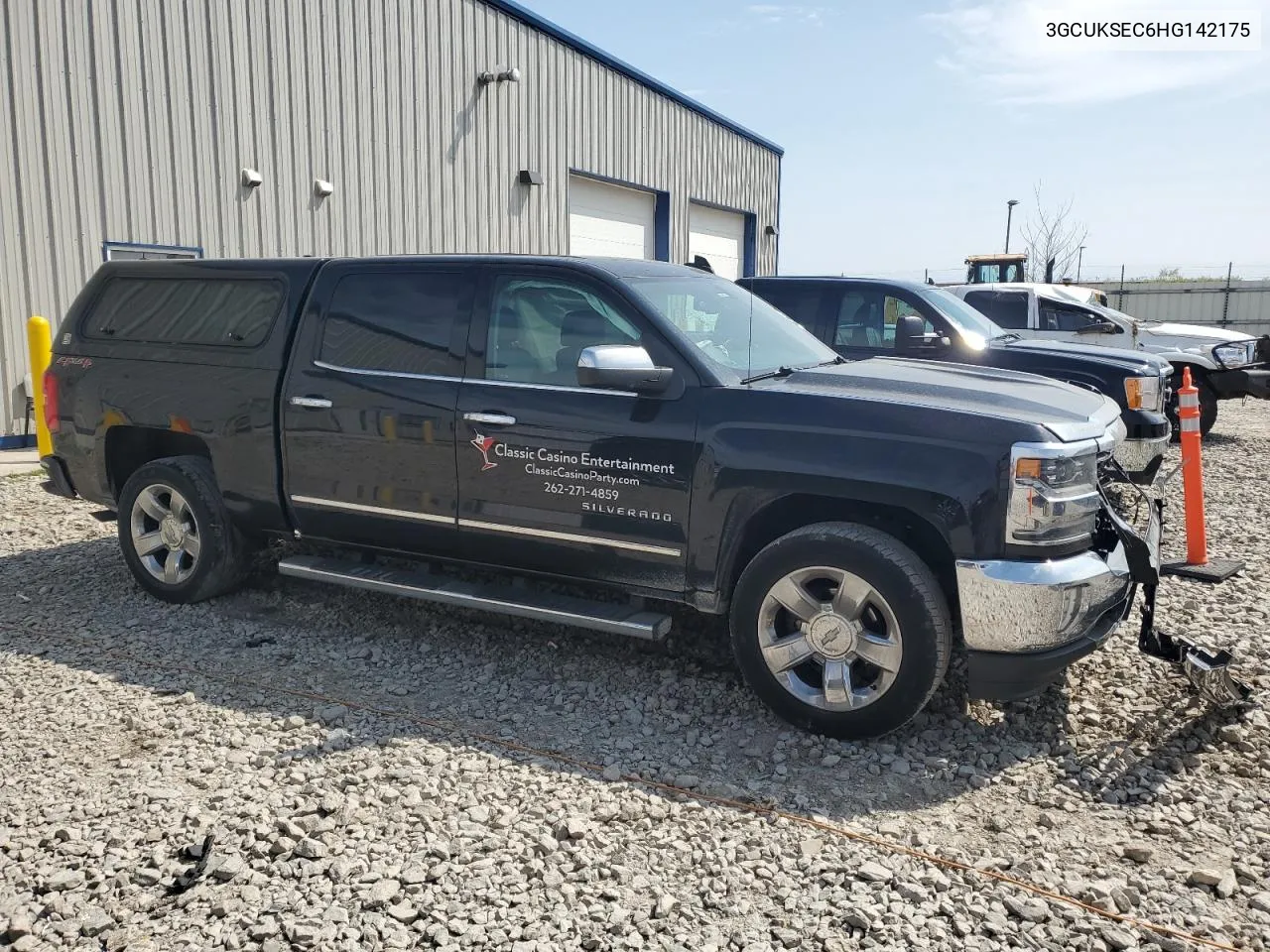 2017 Chevrolet Silverado K1500 Ltz VIN: 3GCUKSEC6HG142175 Lot: 68586344