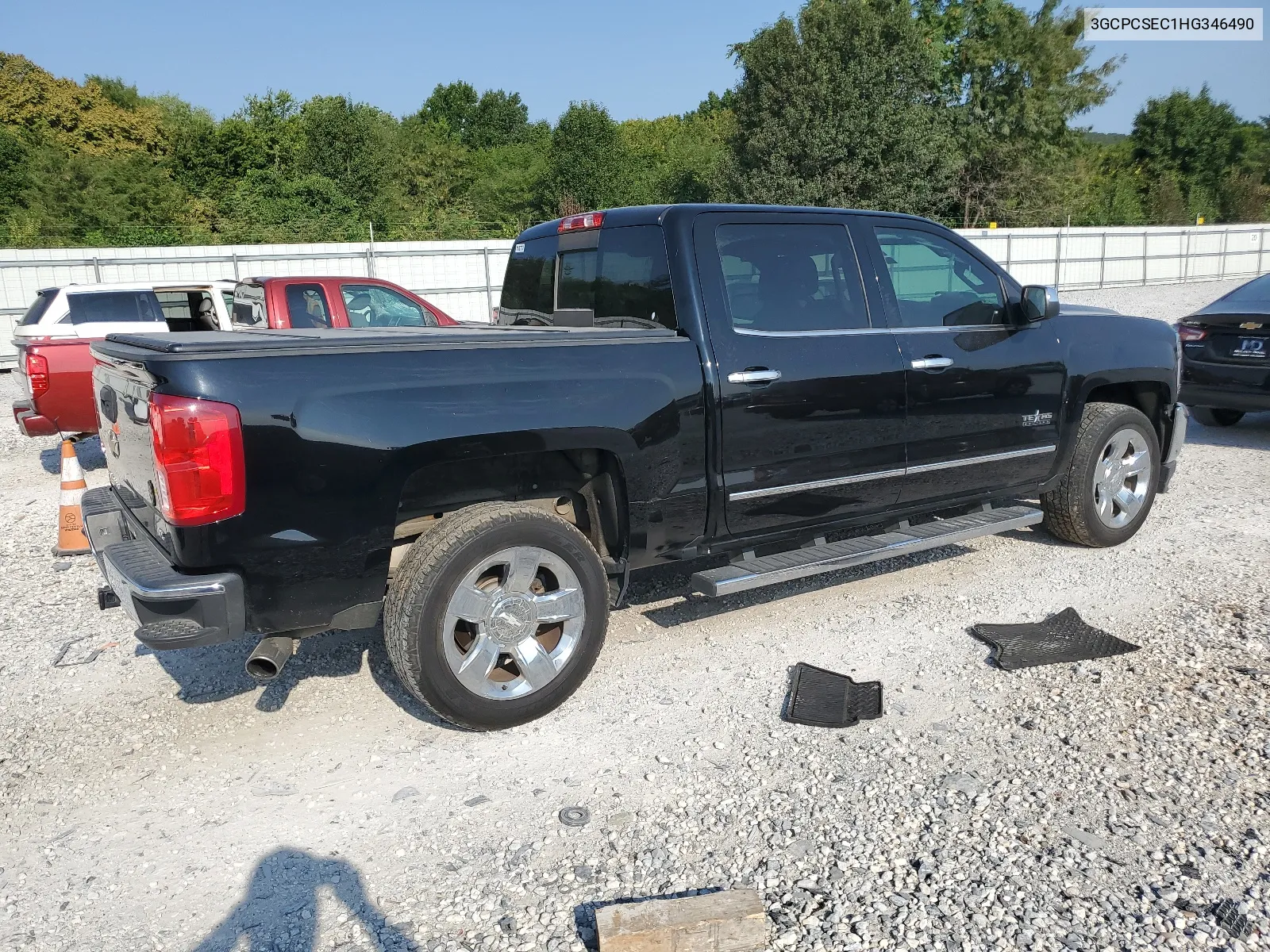 2017 Chevrolet Silverado C1500 Ltz VIN: 3GCPCSEC1HG346490 Lot: 68713374