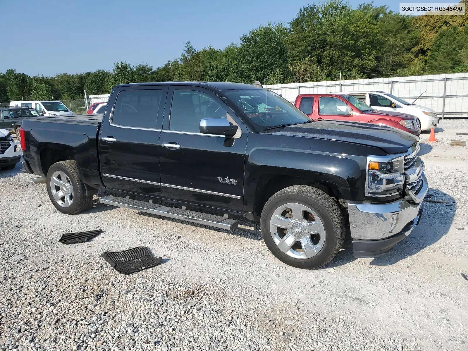 2017 Chevrolet Silverado C1500 Ltz VIN: 3GCPCSEC1HG346490 Lot: 68713374