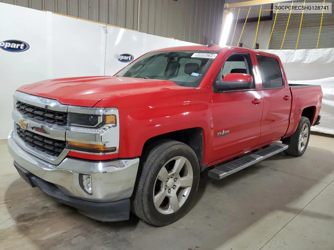 2017 Chevrolet Silverado C1500 Lt VIN: 3GCPCREC5HG128741 Lot: 68899254