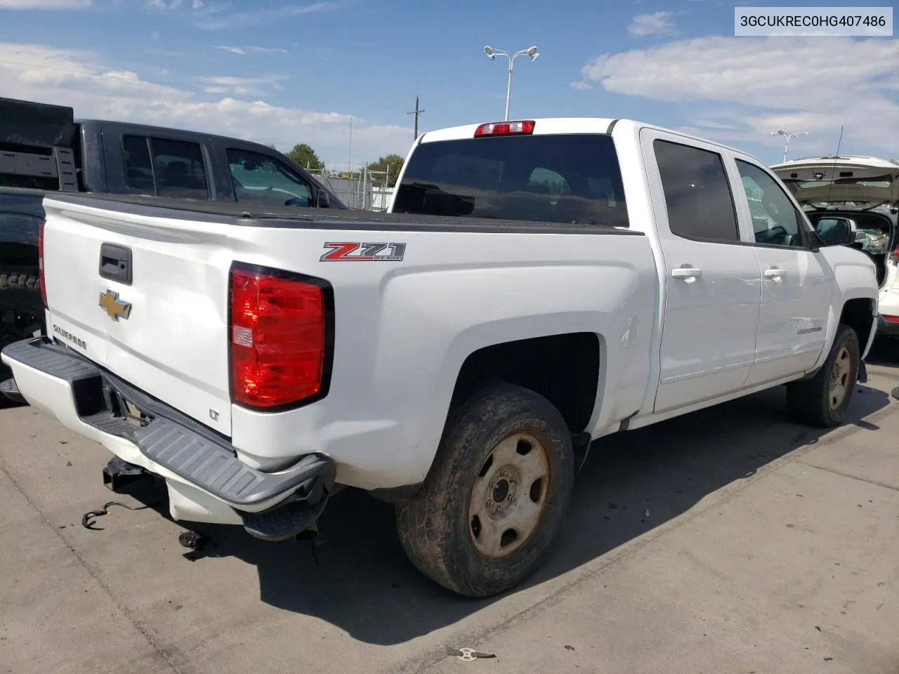 2017 Chevrolet Silverado K1500 Lt VIN: 3GCUKREC0HG407486 Lot: 68919104