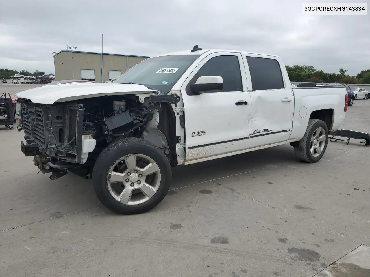 2017 Chevrolet Silverado C1500 Lt VIN: 3GCPCRECXHG143834 Lot: 68927584