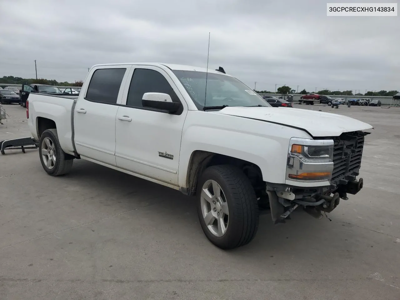 2017 Chevrolet Silverado C1500 Lt VIN: 3GCPCRECXHG143834 Lot: 68927584