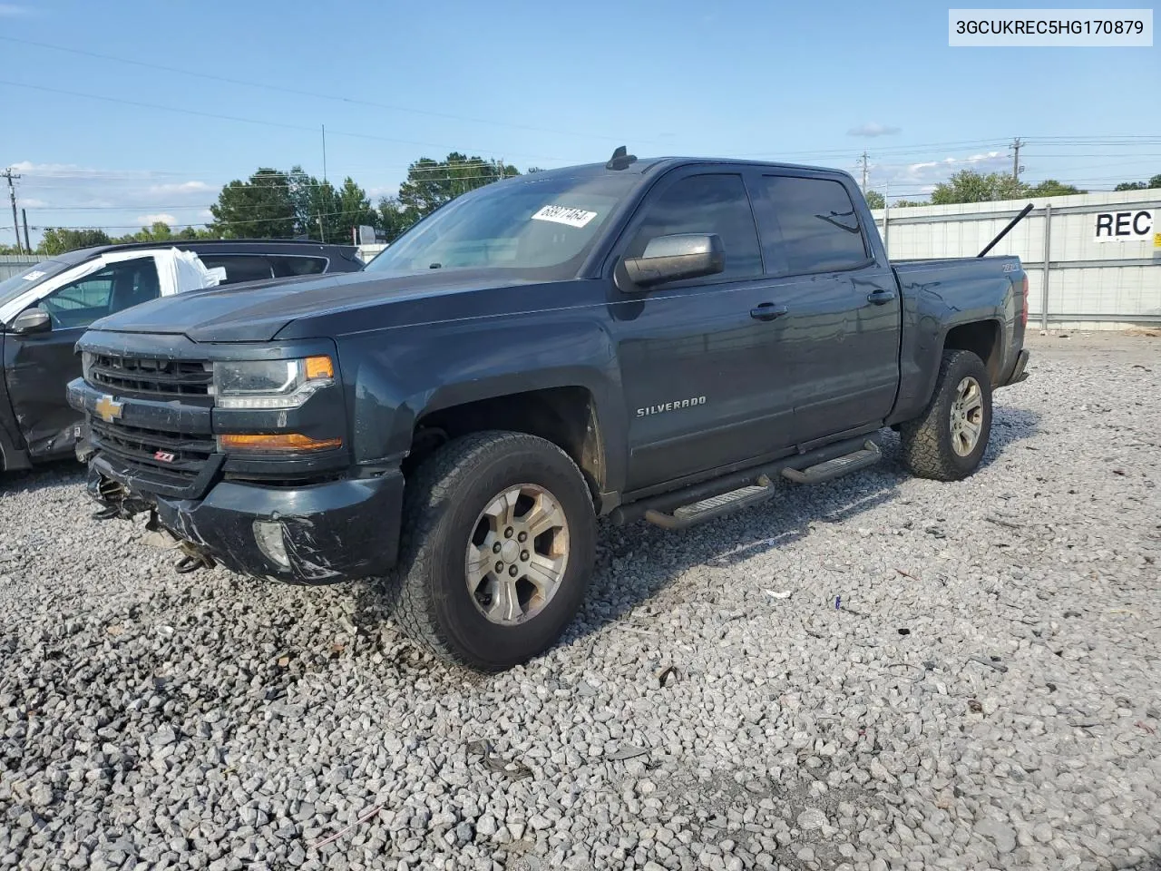 3GCUKREC5HG170879 2017 Chevrolet Silverado K1500 Lt