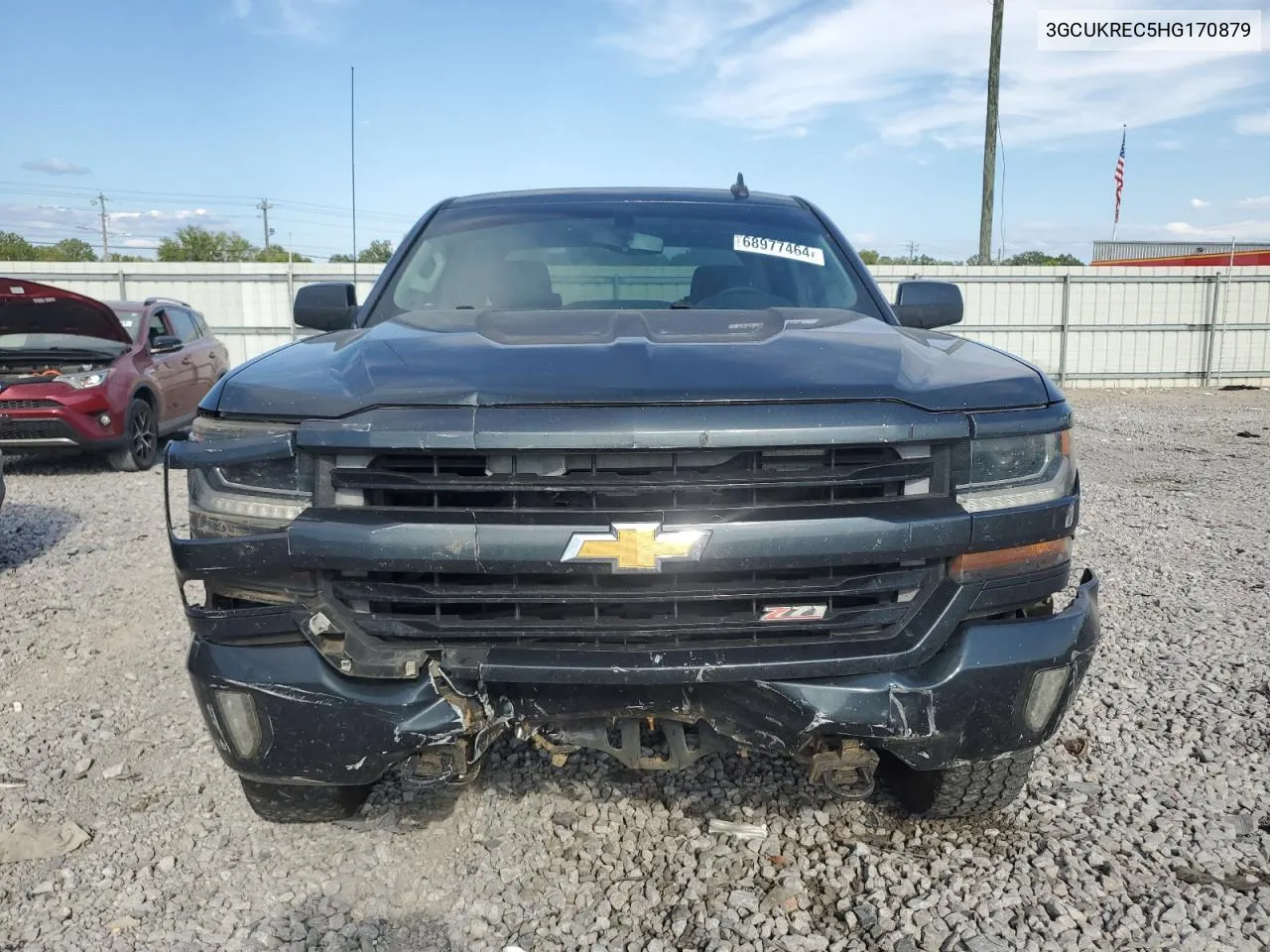 2017 Chevrolet Silverado K1500 Lt VIN: 3GCUKREC5HG170879 Lot: 68977464