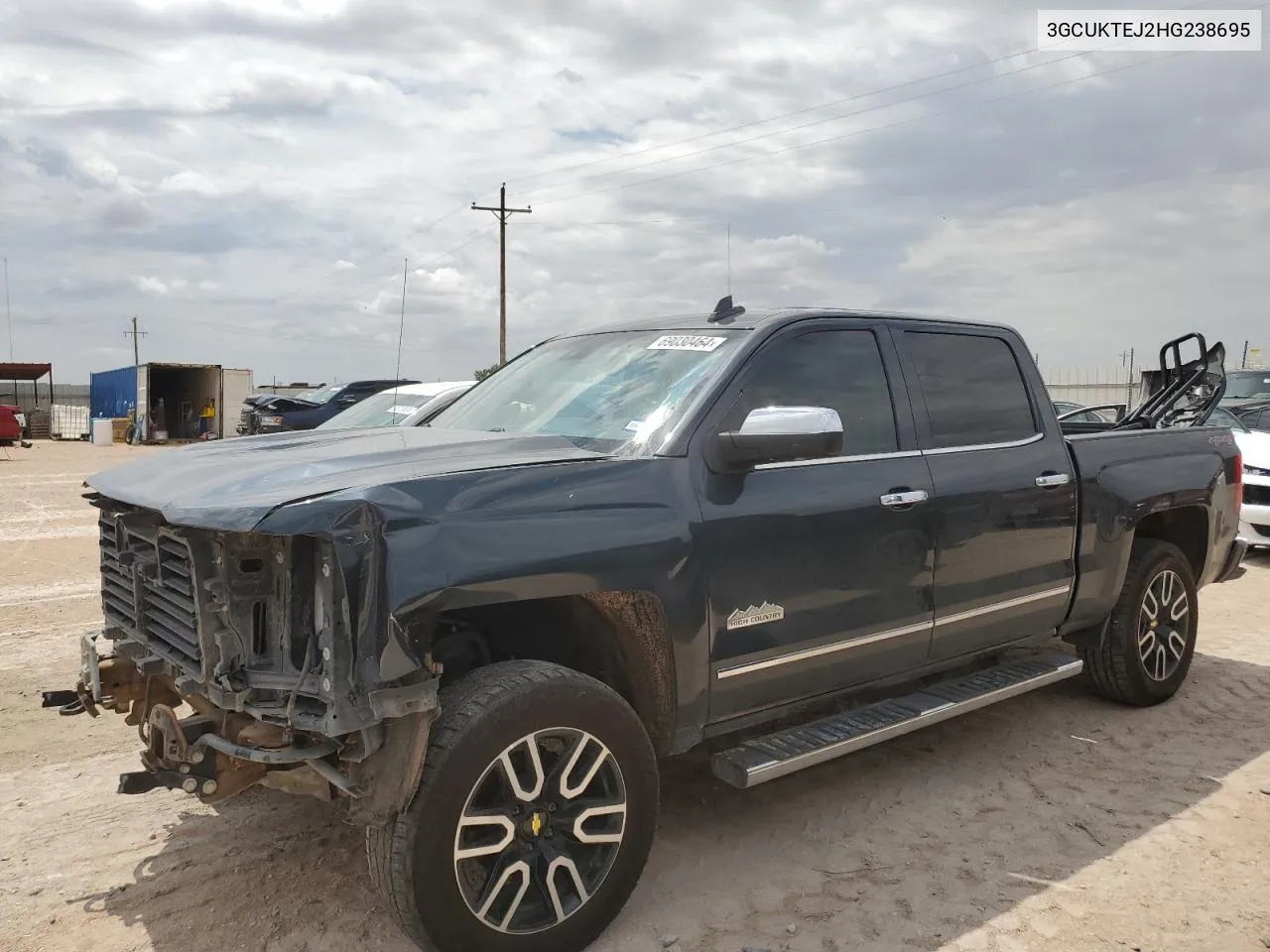 2017 Chevrolet Silverado K1500 High Country VIN: 3GCUKTEJ2HG238695 Lot: 69030464