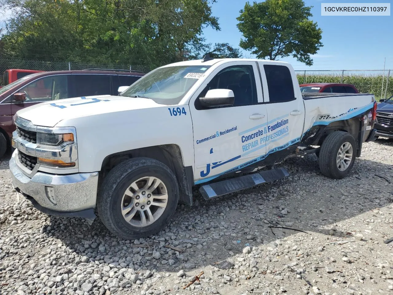 2017 Chevrolet Silverado K1500 Lt VIN: 1GCVKREC0HZ110397 Lot: 69032184