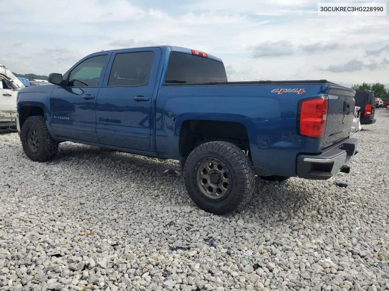 2017 Chevrolet Silverado K1500 Lt VIN: 3GCUKREC3HG228990 Lot: 69378454