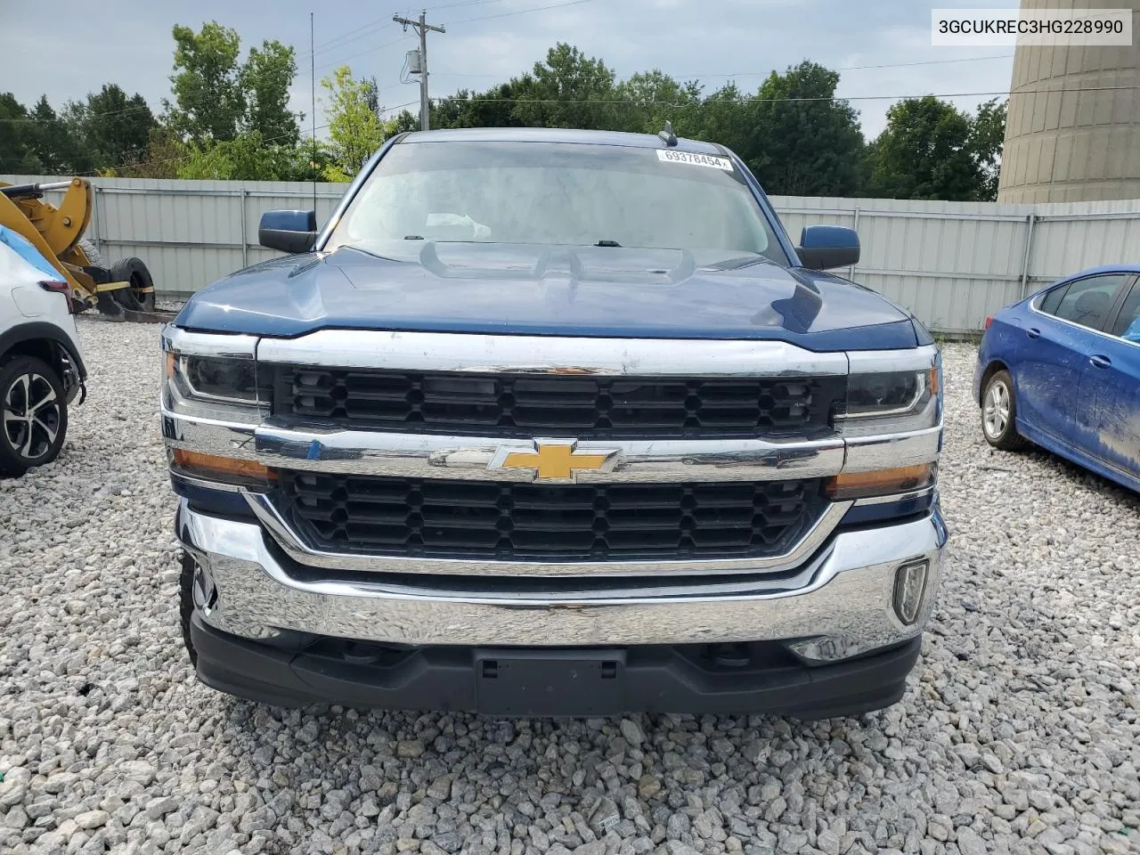 3GCUKREC3HG228990 2017 Chevrolet Silverado K1500 Lt