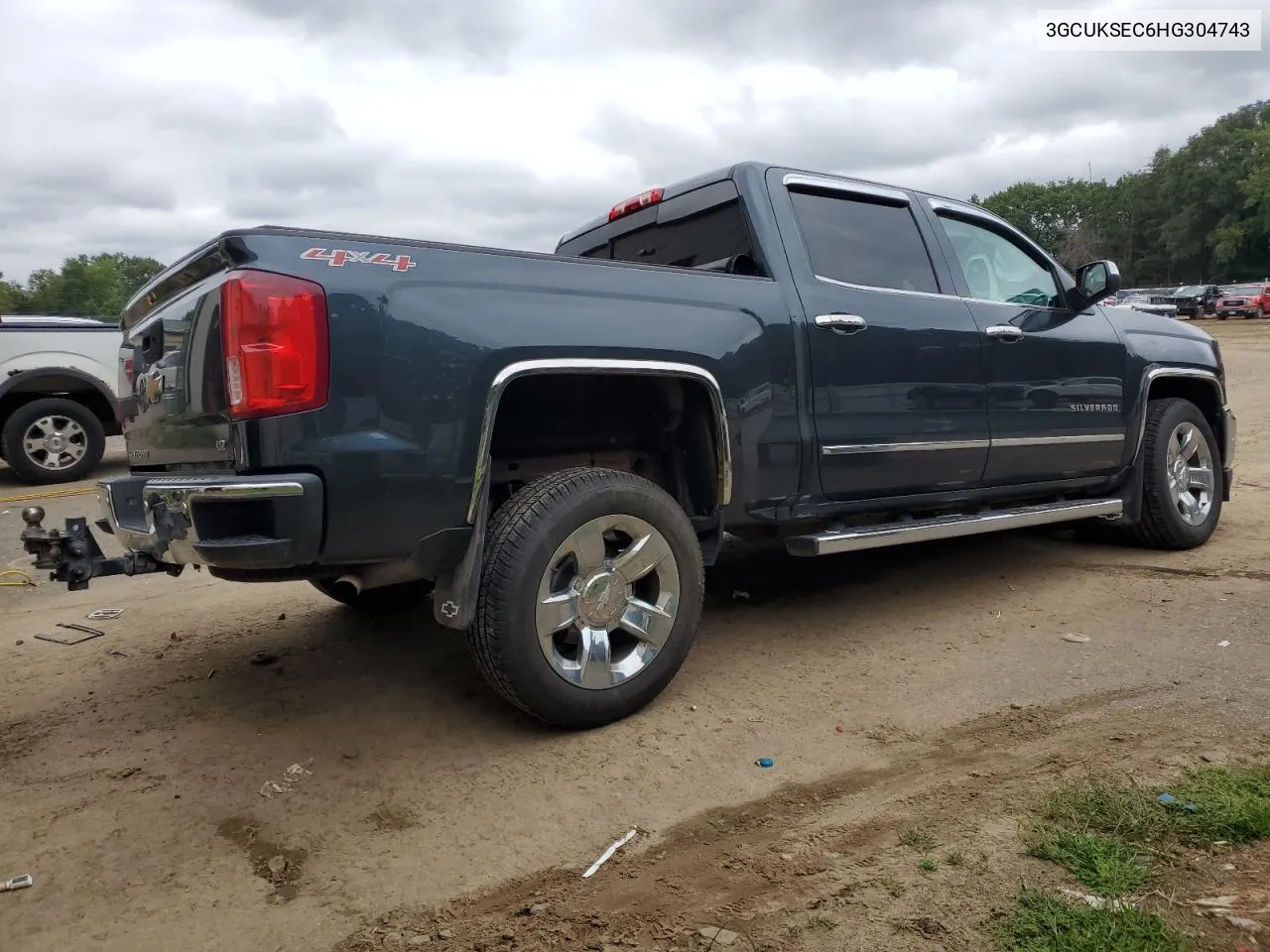 2017 Chevrolet Silverado K1500 Ltz VIN: 3GCUKSEC6HG304743 Lot: 69477504