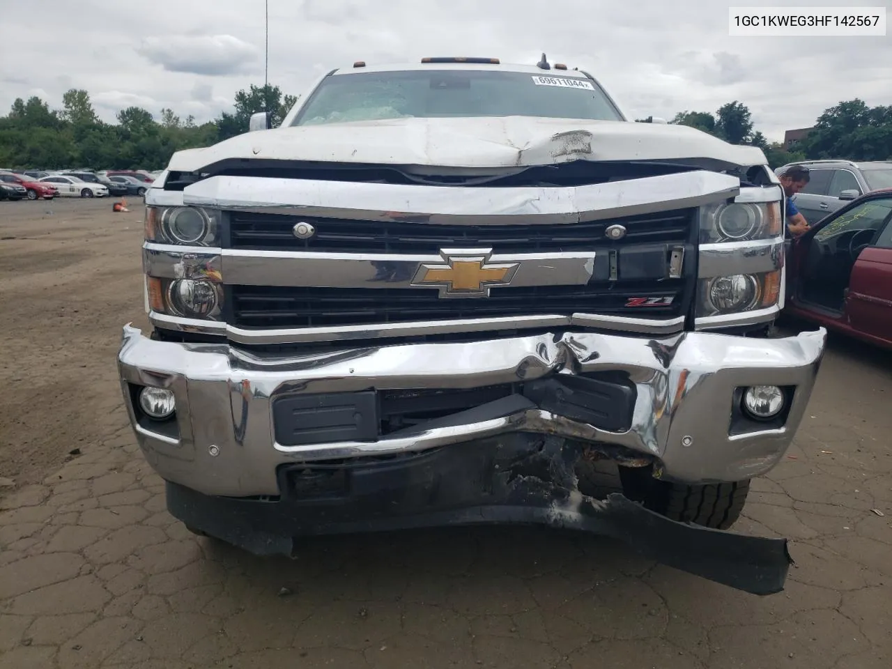 2017 Chevrolet Silverado K2500 Heavy Duty Ltz VIN: 1GC1KWEG3HF142567 Lot: 69611044