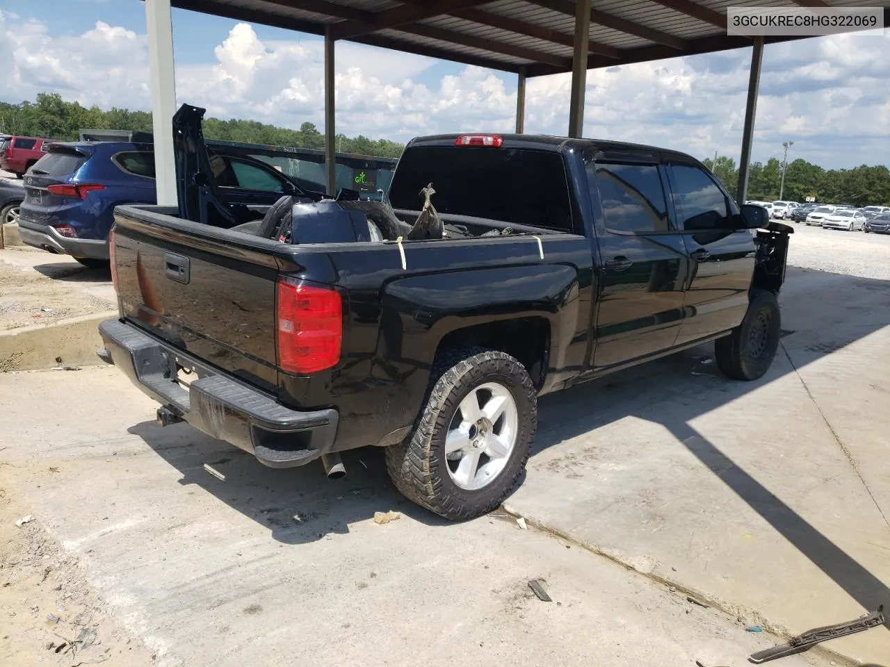 2017 Chevrolet Silverado K1500 Lt VIN: 3GCUKREC8HG322069 Lot: 69676254