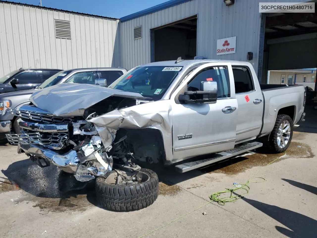 2017 Chevrolet Silverado C1500 Lt VIN: 3GCPCREC1HG480716 Lot: 69822154