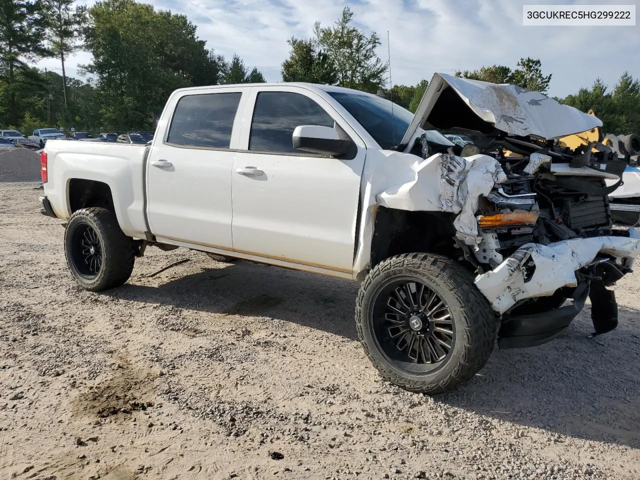 2017 Chevrolet Silverado K1500 Lt VIN: 3GCUKREC5HG299222 Lot: 69861074