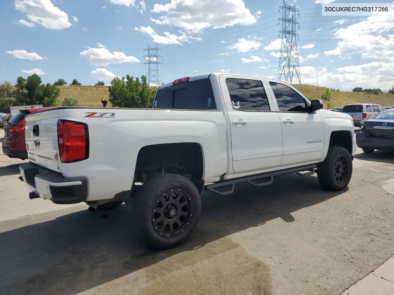 2017 Chevrolet Silverado K1500 Lt VIN: 3GCUKREC7HG317266 Lot: 69975574