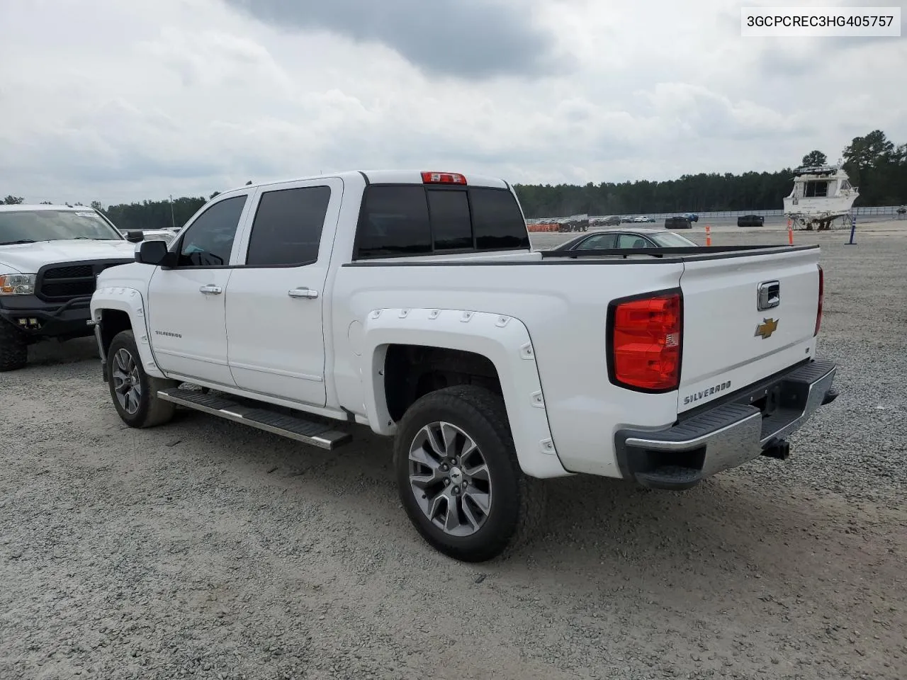 2017 Chevrolet Silverado C1500 Lt VIN: 3GCPCREC3HG405757 Lot: 70016604