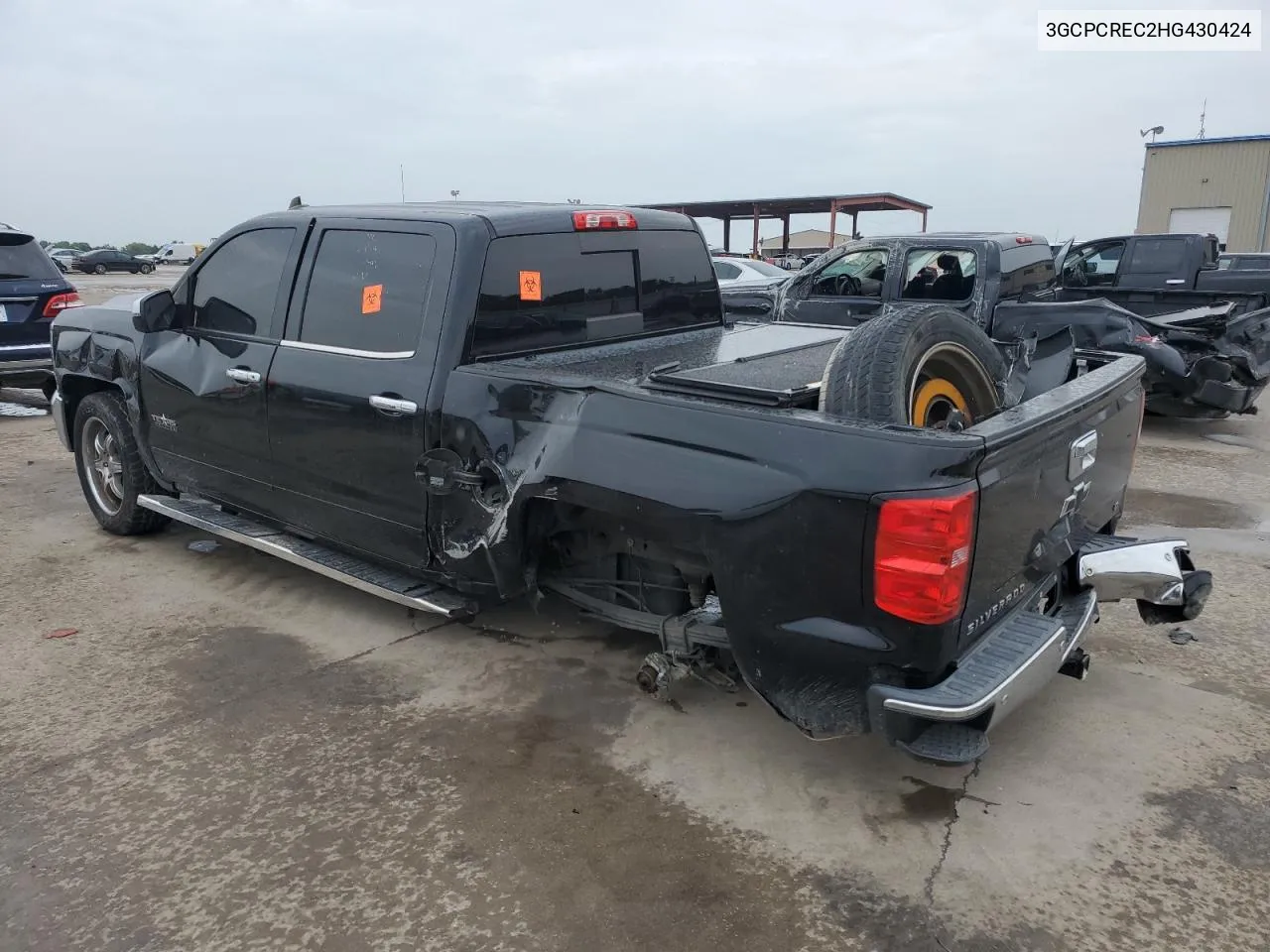 2017 Chevrolet Silverado C1500 Lt VIN: 3GCPCREC2HG430424 Lot: 70090844